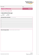Titelbild - Beginn der Betreuung. Formulare zur Anamnese in Modul 2 der Dokumentationsvorlage Frühe Hilfen