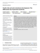 Titelbild - Family risk and early attachment development