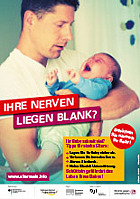 Titelbild - Plakat Schütteltrauma "Ihre Nerven liegen blank?"