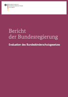Titelbild - Bericht der Bundesregierung – Evaluation des Bundeskinderschutzgesetzes