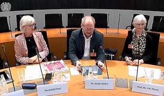 Mechthild Paul, Dr. Sönke Siefert, Professorin Dr. Ute Thyen