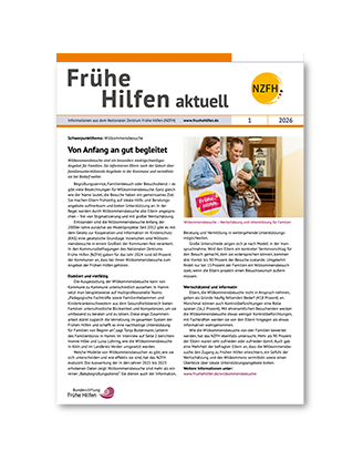 Titelbild Frühe Hilfen aktuell Ausgabe 1/2026