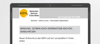 Screenshot Newsletter des NZFH