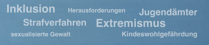 Illustration Wortwolke mit Begriffen zum Fachgespraech